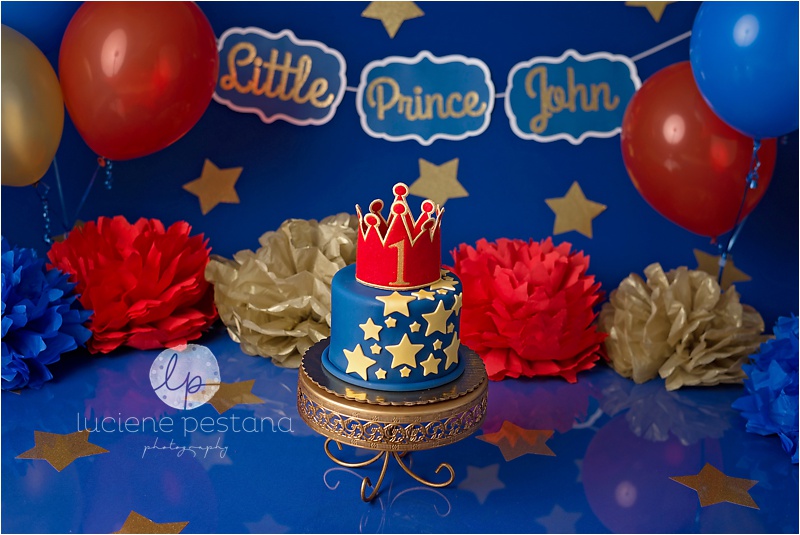 Little Prince Cake Smash | CT Smash the cake photographer | Luciene Pestana Photography | West Hartford CT_0089.jpg